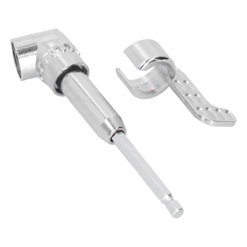 2 ensembles de porte-embouts d'angle à 105, 0,25 po Chrome 2