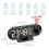 Multi Function Led Mirror Radio Digital Bedside Alarm Clock Temperatur 4