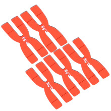 5pcs 0.5g Silicone Tennis Badminton Racket Balance Strips BarRed