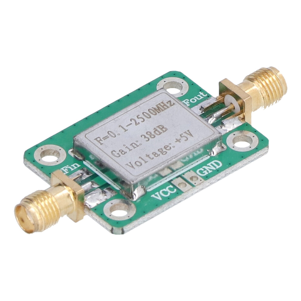 Rf Microwave Amplifier 0.1-2500Mhz 38Db High Gain Low Noise Module 8471340504046