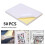Printable Vinyl Sticker Paper,waterproof Decal 100 Sheets Matte A4 Tear Resistant for Inkjet Printer 1