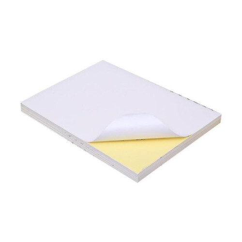 Printable Vinyl Sticker Paper,waterproof Decal 100 Sheets Matte A4 Tear Resistant for Inkjet Printer 1