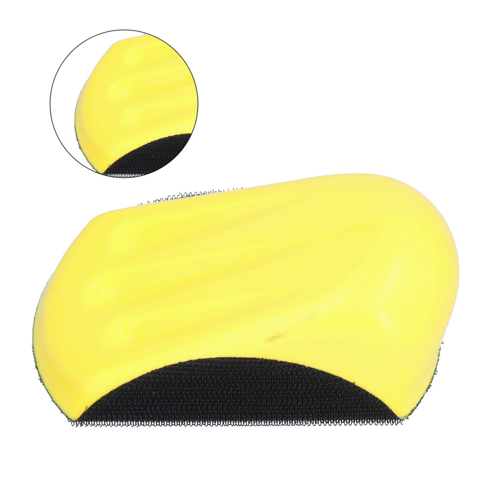 125Mm Hand Sanding Pad Mouse Shape Hook & Loop Sander For Polishing 3601340504776
