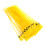 100pcs 40cm Yellow Plastic Security Seals with Number for Logistic Use 1