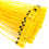 100pcs 40cm Yellow Plastic Security Seals with Number for Logistic Use 7