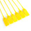 100pcs 40cm Yellow Plastic Security Seals with Number for Logistic Use 9