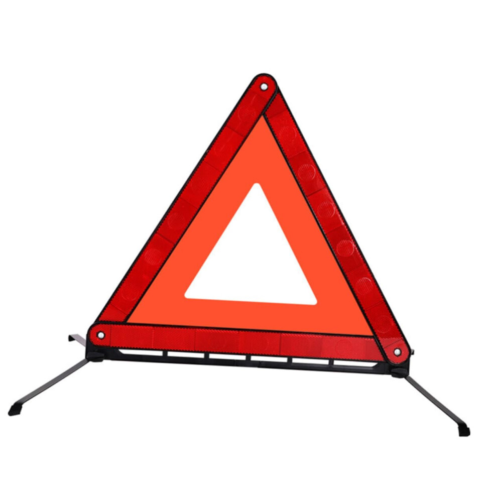 Folding Reflective Emergency Warning Triangle For Cars And Road Safety, Compact And Portable Breakdown Sign For Travel 6947110092935