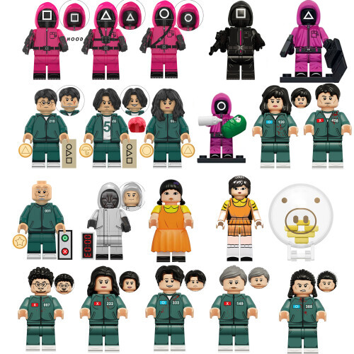 20PCS Game Figures Building Blocks Anime Minifigures Toy