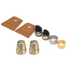 Wear-Resistant Copper Thimble with Adjustable Design for Finger Safety