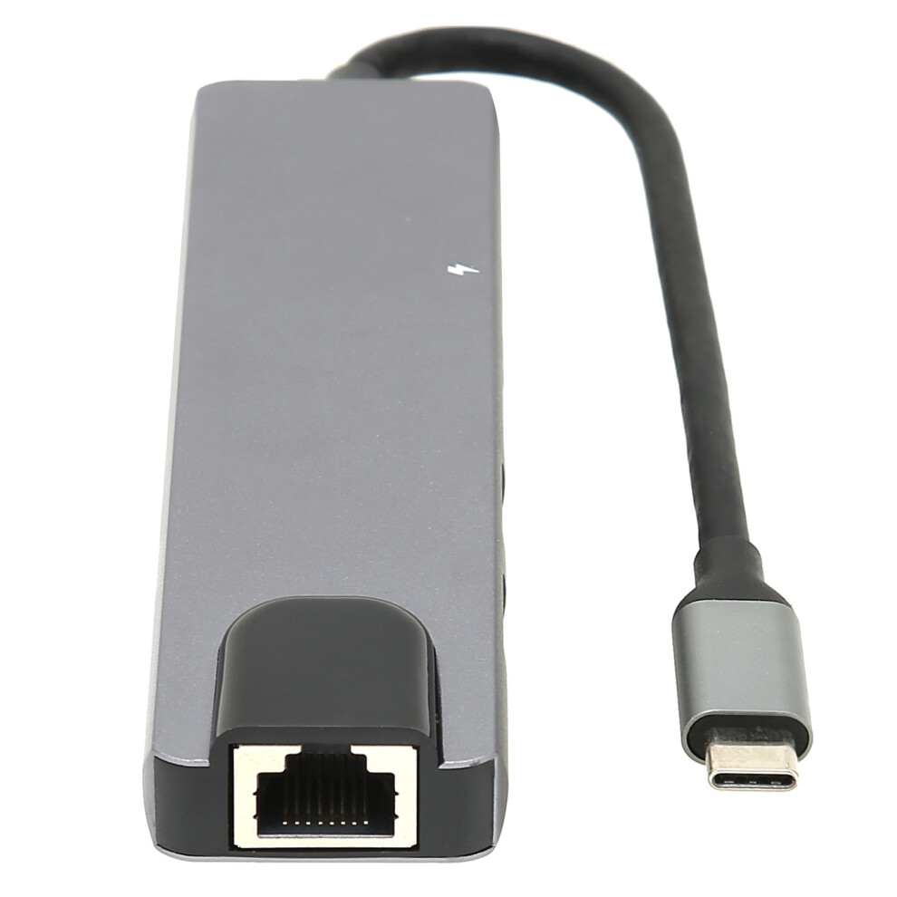 Compact Typec Docking Hub 6 In 1 With Hdmi Usb3.0 Pd For Data & Power 7621340507122