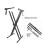 X-Style Piano Keyboard Stand Adjustable and 2