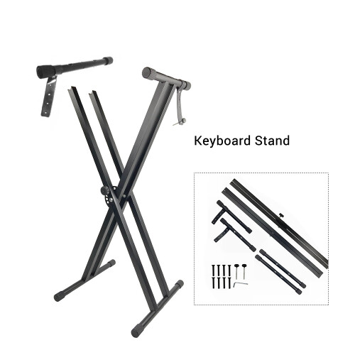 X-Style Piano Keyboard Stand Adjustable and 1