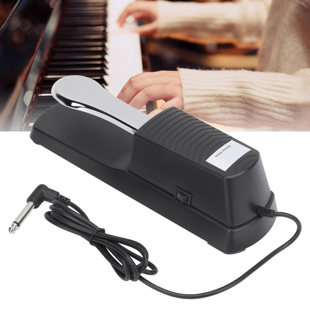 Sustain Pedal Polarity Switch for Piano Keyboard, 150cm Cable