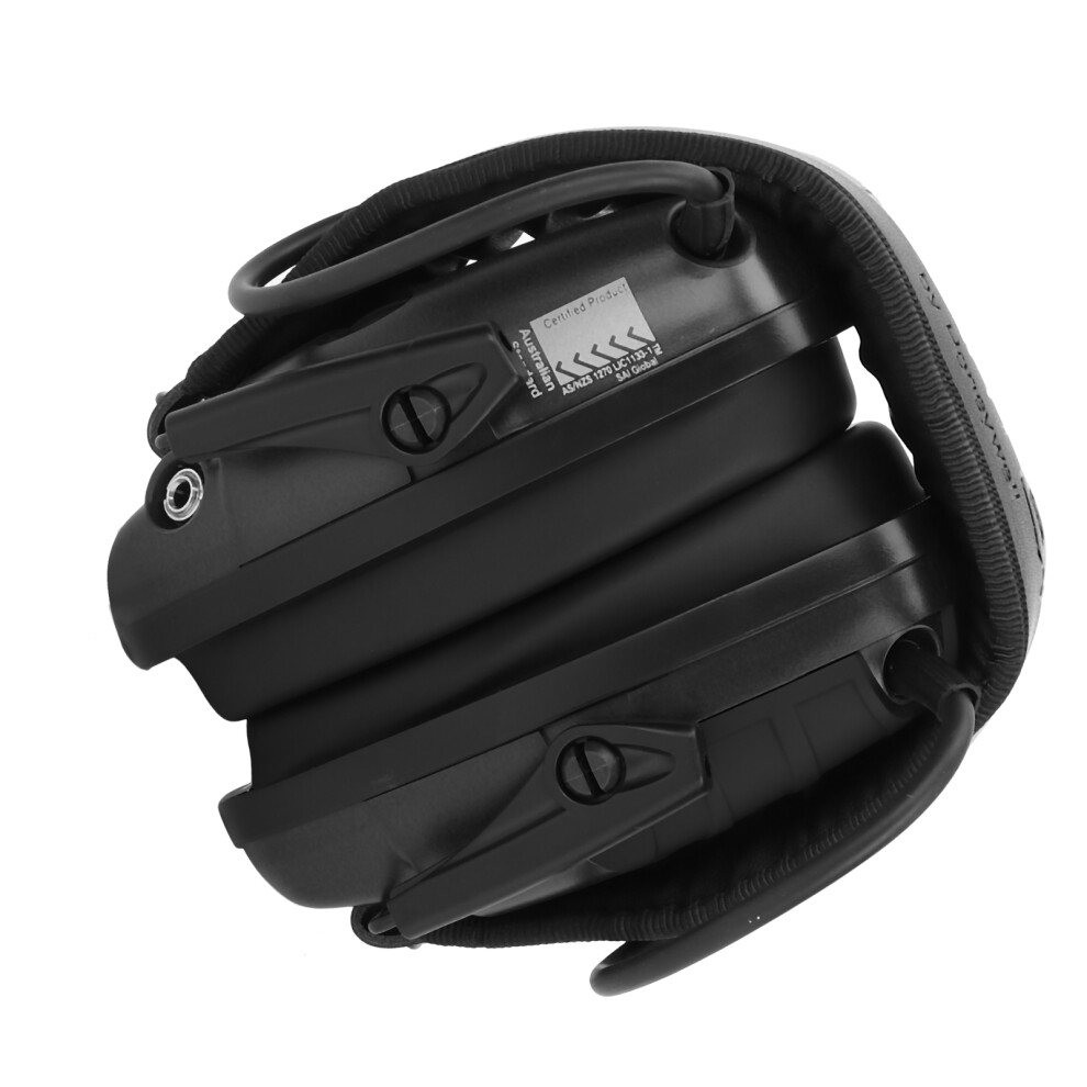 Foldable Noise Reduction Earmuffs Black - Safe & Clear Hearing Protection 3471340508032