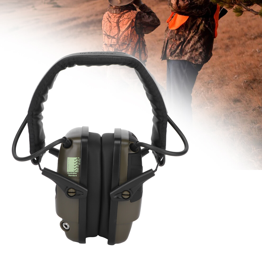 Versatile Green Earmuffs With Audio Jacks Compact Foldable For Easy Storage 5061340508095