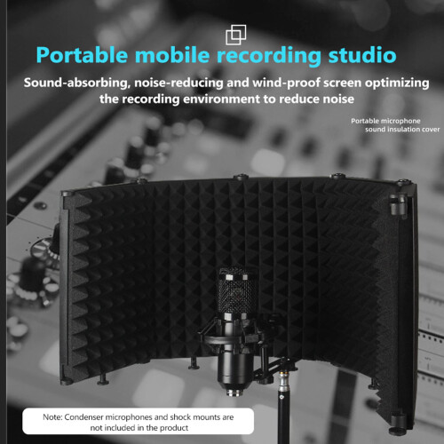 Foldable Adjustable Sound Absorbing Vocal 2