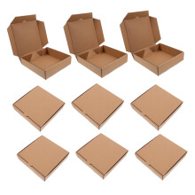 Mini Pizza Boxes Pack of 20 Square Cardboard Food Containers for Pizza Party Takeaway Storage 1 Inch