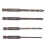 4PCS Set Masonry Drill Bit 3mm 4mm 5mm 6mm 3