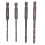 4PCS Set Masonry Drill Bit 3mm 4mm 5mm 6mm 5