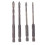 4PCS Set Masonry Drill Bit 3mm 4mm 5mm 6mm 10