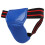 Breathable PU Leather Boxing Groin Guard Protector Blue, Average Size 15