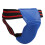 Breathable PU Leather Boxing Groin Guard Protector Blue, Average Size 14