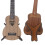 Wooden Ukulele Stand Portable Detachable String 4