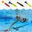 4 pezzi Razzo torpedo 13x3.5x2.5 cm Colore 4