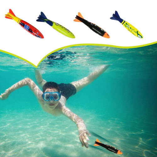 4 pezzi Razzo torpedo 13x3.5x2.5 cm Colore 2