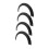 4pcs Wheel Eyebrow Protector Guard Flexible 10