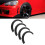 4pcs Wheel Eyebrow Protector Guard Flexible 11