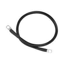 Fil de terre 4AWG 25 mm² 150 A, 23.6 po, Noir