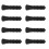 50 pezzi di dita per spellare le piume, nero, 93x25 mm 13