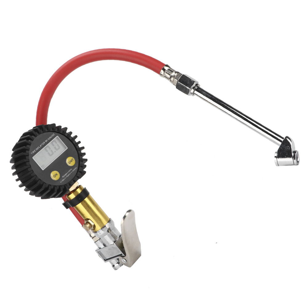 Portable Digital Tire Pressure Gauge 3-300Psi Lcd Inflator For Bikes Cars 8011340514814