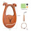 16 String Lyre Harp Elk Pattern Solid Wood String 14