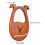 16 String Lyre Harp Elk Pattern Solid Wood String 9