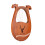 16 String Lyre Harp Elk Pattern Solid Wood String 3