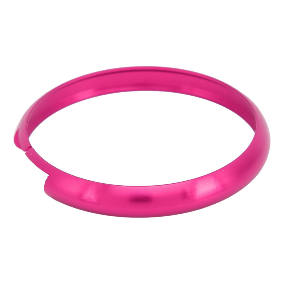 Aluminum Alloy Remote Key Fob Ring Trim For Mini R55-R60 - Rose Red 8121340515633