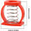 Improved 2-Pack Spring Hinge Clamp with Spring Grip Handle and Secure Buckles for Stable Driving Experience Red 3