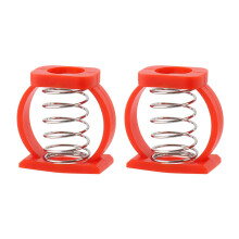 Improved 2-Pack Spring Hinge Clamp with Spring Grip Handle and Secure Buckles for Stable Driving Experience Red