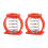 Improved 2-Pack Spring Hinge Clamp with Spring Grip Handle and Secure Buckles for Stable Driving Experience Red 1