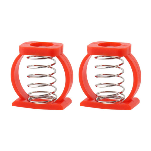 Improved 2-Pack Spring Hinge Clamp with Spring Grip Handle and Secure Buckles for Stable Driving Experience Red