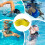 Pool Buoy Swim Training Board for Adults, EVA Material Pull Buoy Float, Leg Float for Beginners and Intermediate Swimmers 3