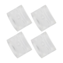 Roue de skateboard en PU blanc à haute élasticité 60x45mm dureté 78A