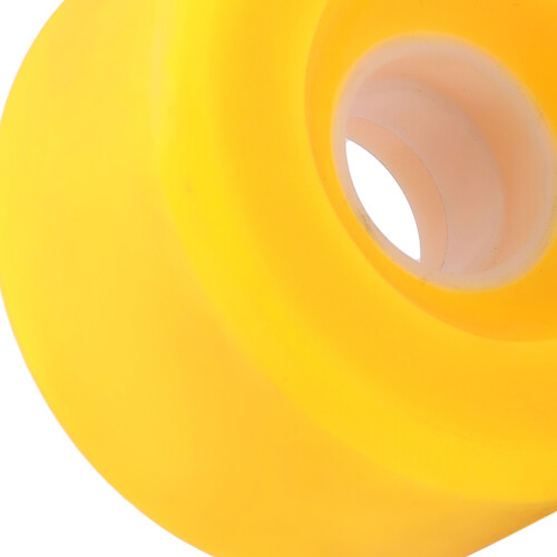 Ponte 4 pezzi 70x42mm 80A Ruote da skateboard gialle 2