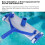 Blue Swimming Pool Suction Head Handle VClip Replacement Cleaning Accessory 4