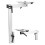 5pcs Motorhome Table Leg Removable Turnable 7