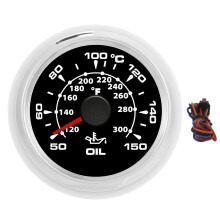 2in Digital Oil Temperature Gauge 361‑19Ohm