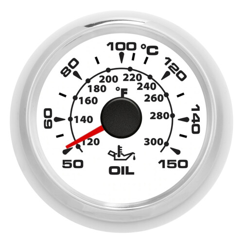 2in Digital Oil Temperature Gauge 361-19Ohm 1