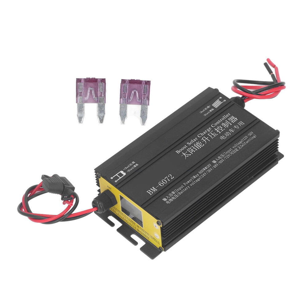 600W MPPT Boost Solar Charge Controller 12‑50V